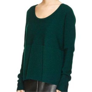 Aritzia Babaton womens sweater Merino Wool Dolman Colt Green Pullover large